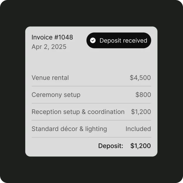 Contracts & payments automation