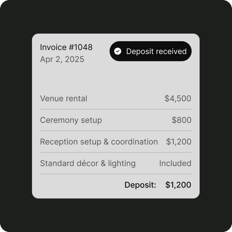 Contracts & payments automation